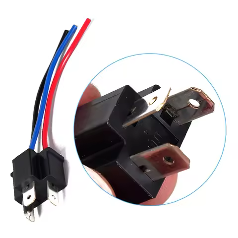 9003 H4 Bulb Socket Male Adapter Connector Car Headlight Fog Lamp Male Adapter Socket Wiring Harness