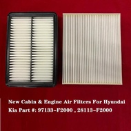 28113-F2000 Cabin Air Filter for Kia Soul Hyundai Elantra Veloster 19-20 OE# 97133-F0000 , 97133-F20
