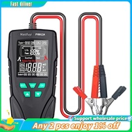 In stock-Car Battery Tester 12V/24V Battery System Analyzer 50-2000CCA Battery Health Display Compre