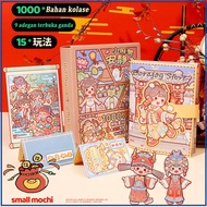 3D Quiet Book Small Mochi Busy Book 3D Sticker Book DIY Handbuatan Children's Activity Book
