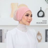 ALAYNA Inner Headband | Scarf Anak Tudung Separuh Hairband Half Cotton Bergetah