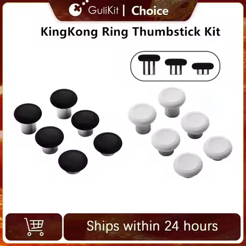 GuliKit KingKong Ring Thumbstick Kit 6 in 1 Thumb Sticks with 3 Heights Option for Gulikit KK3 Max /