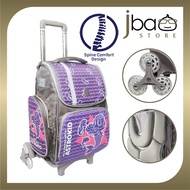 Astrokid 6 Wheels Kid Trolley School Bag Astrokids 3D Foam Cushion Backpack Spine Comfort R-802377/8