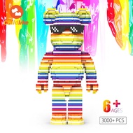 Lego Bearbrick Assembly Toy 7 Colors Large Rainbow 70-73 cm Ironbrick Iron man Kaws Home Decoration