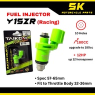 Fuel Injector Racing Y15ZR(10Hole)(180cc)(Taikom)/For Throttle Body Y15 32-36mm/For Motorcycle Y15 S