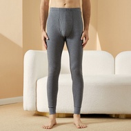 ฤดูใบไม้ร่วง ฤดูหนาว บริสุทธิ์ ผ้าฝ้าย กางเกงวอร์ม ผู้ชาย รัดรูป ข้อต่อหนาปานกลาง อุ่น กางเกงขายาว ส