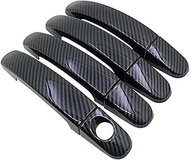 Door Handle Cover for Ford Falcon FG FGX G6E XR6 XR8 XT 2011-2016, Black Carbon Fiber Door Handle Co
