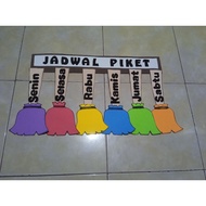 Ticket schedule, eva foam class wall decoration