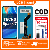 สําหรับ Tecno Spark 7 จอแสดงผล LCD หน้าจอสัมผัส 100% ทดสอบ เข้ากันได้กับรุ่น tecno spark 7 KF6 KF6j