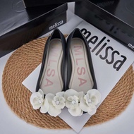 AA18-2023 New Melissa Womens Camellia Melissa Fish Mouth Sandals Adult Flower Beach Shoes Fragrant J