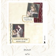 史迪奇 - 信件明信片拼貼 (藍獅子) (suyeon)