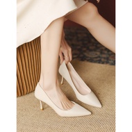 high heels heels 2024 Spring 7cm Host French Style High Heels