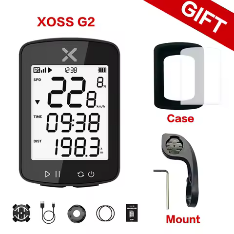 XOSS New G2 Plus GPS Cycling Computer Bicycle Wireless Speedometer Bluetooth Tracker Waterproof Road