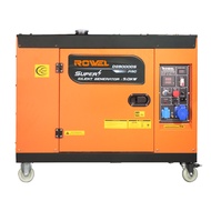Rowel เครื่องปั่นไฟ RW-DG9000DS 9000 วัตต์ 220V 17แรงม้า เครื่องยนต์ดีเซล ระบบกุญแจสตาร์ท  ปั่นไฟโรเ