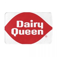 Dairy Queen Logo Bathroom Anti-slip Floor Mat Toilet Toilet Foot Mat Door Absorb Water Quick-drying 