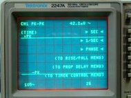 可議價Tektronix 2247A頂級類比數位處理 自動電壓直讀 無線維修 全功能8位半計頻 ↑250Mhz  示波器