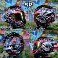 ลายใหม่! หมวกกันน็อคเต็มใบ RD รุ่น CZR BT รองรับการติดบลูทูธ ถอดซักได้ ฟรี แถมชิวฟรีอีก1 ชิ้น มารตฐา