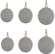 SquEqu 6 Pack Air Gun Targets Slingshot Target Hanging Pad Heavy Duty Metal Plate for Catapult Plink
