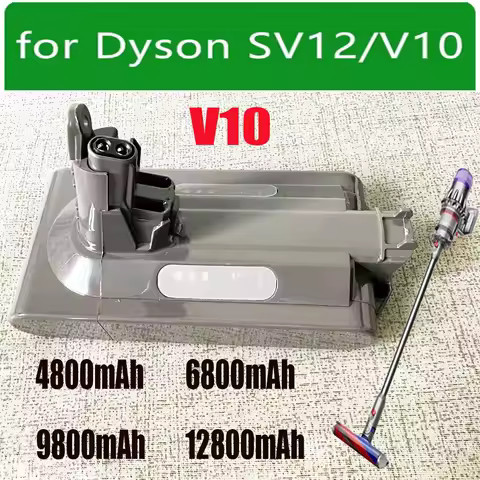 🌳🌳New for Dyson Battery V10 SV12 4800mAh-12800mah 100Wh Replacement battery for Dyson V10 Absolute F