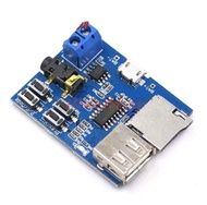 MP3 Lossless Decoding Board With Power Amplifier (Module) and SD Card Reader