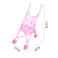 KIDZONAA -/ CHILDREN'S TOYS / BABY BARROW DOLL STROLLER CHILDREN'S DOLL STROLLER