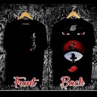 (Black Anime T-shirt) Uchiha Itachi T-shirt - Nauto Printed T-shirt