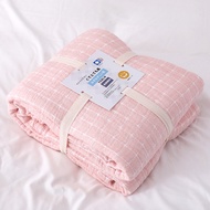 Wholesale Japanese Simple Casual Blanket Cotton Gauze Sofa Cover Multifunctional Throw Blanket for B