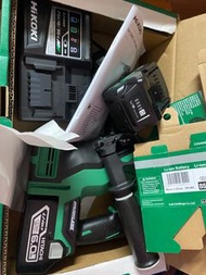 Hikoki日立18v無刷三功能油壓鑽套裝跟5.0一電1充。非makita。跟多粒9新6.0電池。兩電一充