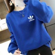 [AMYGO] Sweatshirts Women Oversized Sweatshirt Hoodie Baju Perempuan Lengan Panjang Blouse Wanita Blaus Ladies Outerwear