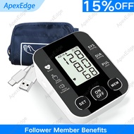ApexEdge Digital Blood Pressure Monitor Rechargeable Voice Prompt Arm Type With Large LCD