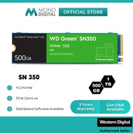 Western Digital WD Green SN350 NVMe Internal Solid State Drive SSD - M.2 2280 / PCIe Gen 4x4 (500GB 