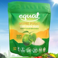 PACKAGE / EQUAL ++ GREEN package 200gr ++ LA Han QUA DIET Sugar Monk Fruit Luo Han Guo Ultimate Suga