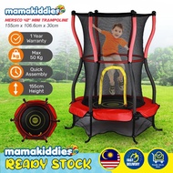 Kids Trampoline Jumper Indoor Outdoor Children Bouncer Jumping Bed Trampolin kanak kanak