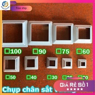 Square box iron pillar legs. 100x100, 90x90, 75x75, 60x60, 50x50, 40x40, 30x30, 25x25, 20x20