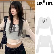 Korean Ason Off Shoulder Sexy Safe Cotton Tee