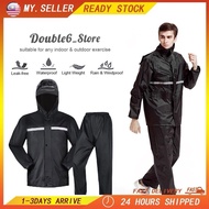 🔥Ready Stock🔥 Premium Raincoat Rainsuit Baju Hujan Motorcycle Bike Bicycle Rain Suit Hujan Rain Coat