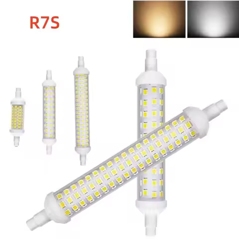 R7s LED Lamp 220V 78mm 118mm 135mm Dimmable LED Bulb 2835 SMD Lamp Replace Halogen Light Spotlight R