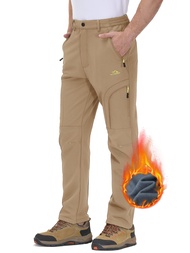 Mens Ski Pants Waterproof Pants Snow Pants Fleece Lined Pants Winter Pants Hiking Pants Work Pants W