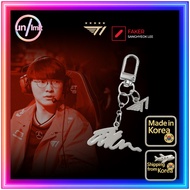 [LoL T1 Keychain] Official Player Signature Charm – Doran, Oner, Faker, Gumayusi, Keria