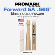 ⭐Made in USA⭐ Promark™ Forward 5A .565" Drumstick ไม้กลอง 5A แบบ Forward หัวไม้ รุ่น FBH565AW