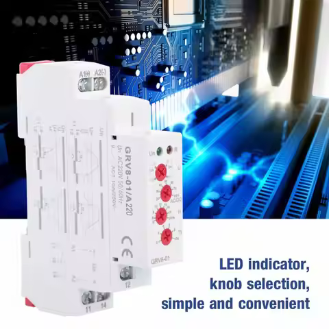GRV8‑01 Single Phase Voltage Control Monitoring Relay Over Voltage Monitoring Relay Relay Voltage Mo