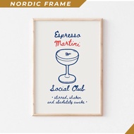 Wall Painting, Espresso Martini Print Retro Cocktail Bar Cart Wall Art (Digital Download) 1