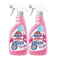 清洗劑日本花王魔術靈浴室清潔劑地板瓷磚玻璃水龍頭500ml*2水垢衛浴