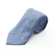 【二手】LOUIS VUITTON領帶，棋盤格紋，真絲，男士，二手