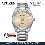 Citizen Gent BI5110-54B Hyperion Collection Quartz 3 Hands Ivory Dial Stainless Steel Band Analog Wa