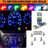 Meter LED Light Bulb 9LED T5 Super Bright Car Interior Lamp Instrument Meter Dashboard Lampu Kereta