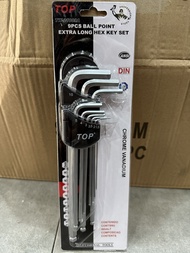 Bộ lục giác bi hiệu Top TW-21009A 9 cây từ 15-10mm