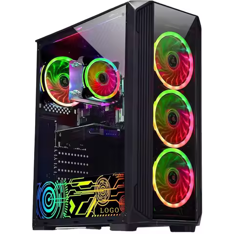 Professional Home Gaming Computer Console RGB Gaming PC Core I7 RX 580 8GB GDDR5 16GB DDR4 RAM Memor