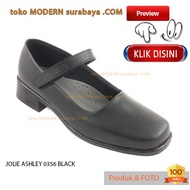Jolie Ashley 0356 Black Women's Work Shoes Formal slip-On Shoes