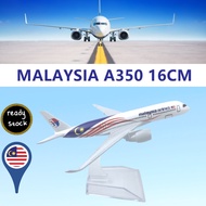 🛩🛩Malaysia Airlines🛩🛩16cm MAS Airbus A350 Miniatur Resin Penumpang Kargo Pesawat Kapal Terbang Model